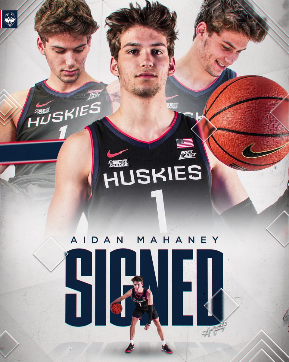 OFFICIAL ✍️ Welcome to Storrs, Aidan Mahaney‼️