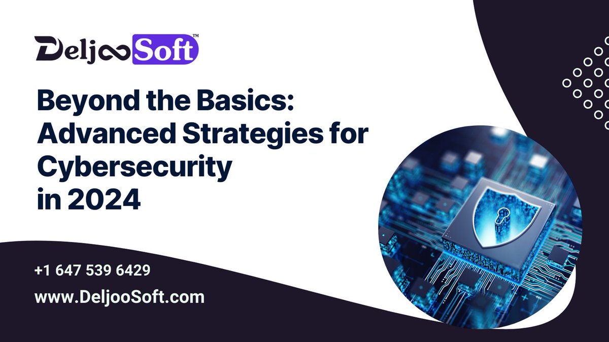 Level up your cyber defense in 2024!  AI, Zero Trust, & data-centric security are your advanced shields against evolving threats. 
DeljooSoft.com
#Cybersecurity #AI #ZeroTrust #InfoSec ️#DeljooSoft