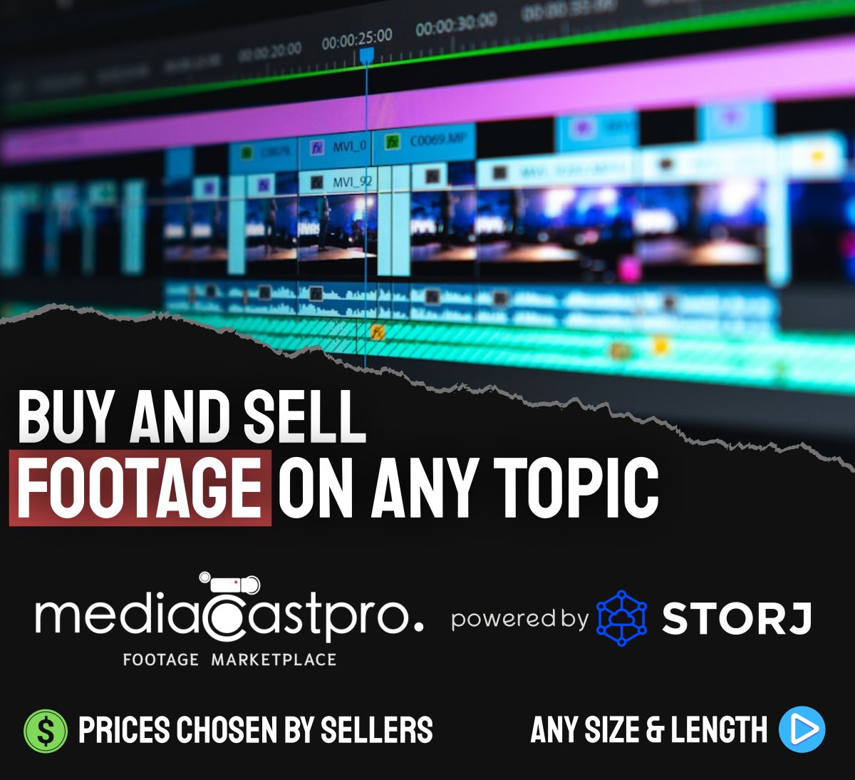 @Storj provides #cloudstorage to @mediaCastpro with security + speed using the fastest nodes for downloading & overcoming limitations of S3 gateways. In partnership with Storj, mediaCastpro is building a leading #B2B marketplace for #videofootage 🚀