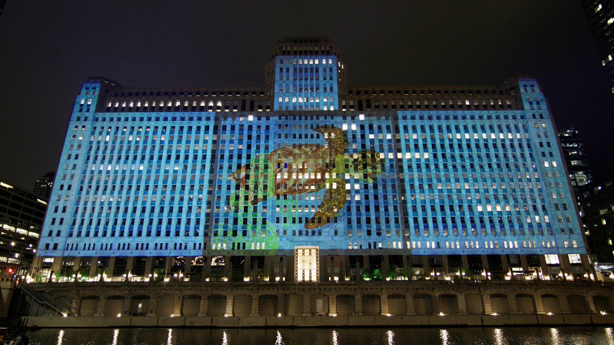 Chicago Public Schools lights up #ARTonTHEMART TONIGHT 🖼️💡 Visit us to see 'Select Works from the CPS Class of 2024,' on view nightly at 8:30 and 9pm until May 12. Learn more about the projection, featuring eight student works, on our website - bit.ly/49t9b2K