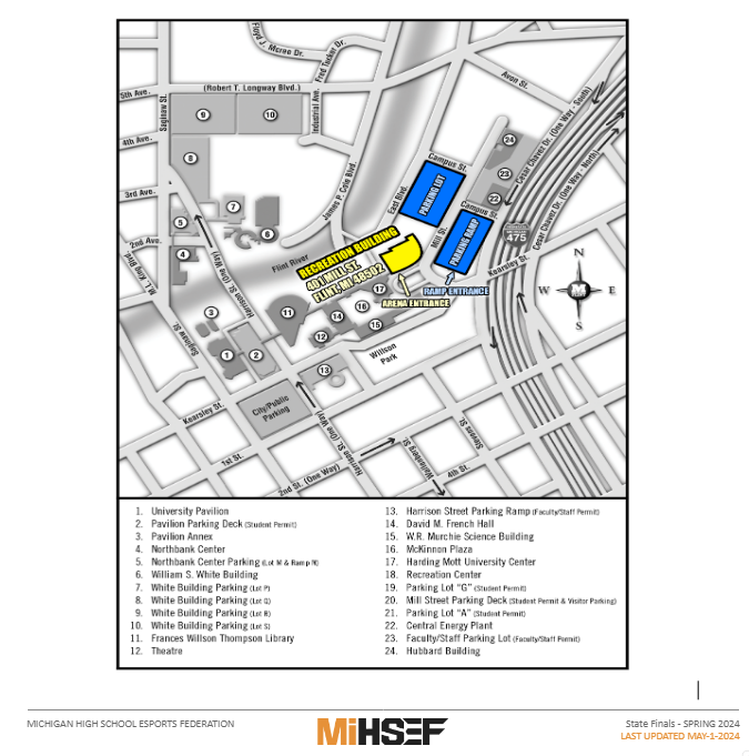 Still having trouble navigating the event? Follow the details below:

📍UM-Flint Recreation Center (401 Mill St, Flint, MI 48502)

For event schedule, check out our previous post.