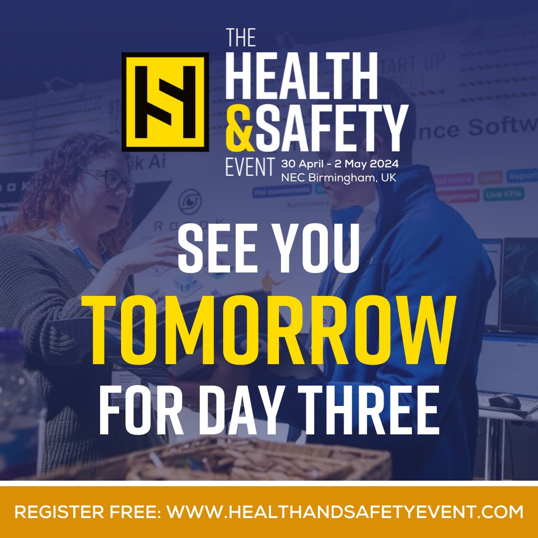 Day Two of The Health & Safety Event 2024 continued to offer attendees face-to-face business opportunities, invaluable knowledge, and engaging discussions. This is your LAST CHANCE to join in the UK's premier health & safety event: rfg.circdata.com/publish/TSSES2… #HSE2024