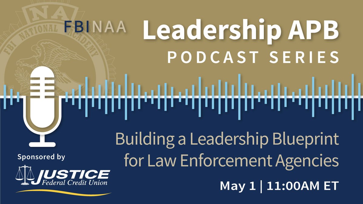 May's Podcast is NOW AVAILABLE! This episode provides participants with the tools and insights necessary to develop a comprehensive leadership strategy that aligns with the unique needs of their service environments. Sponsored by @JusticeFederal. bit.ly/fbinaapodcastm… #FBINAA