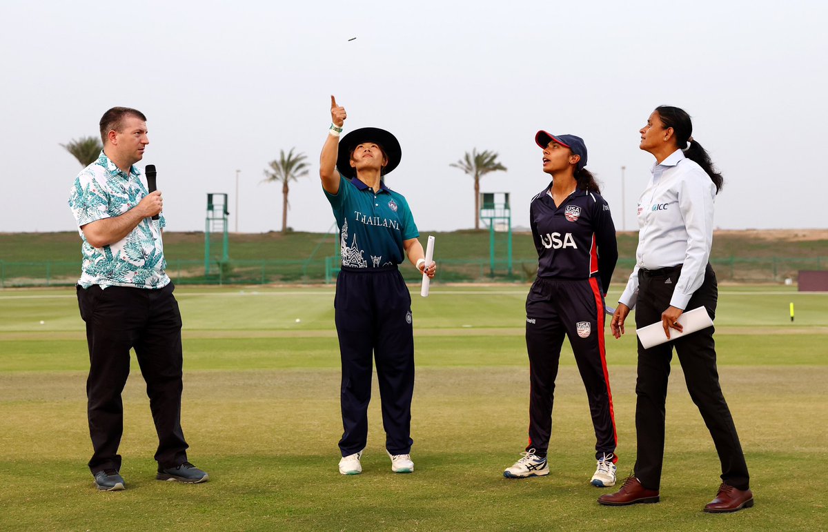 Toss update! 🚨:

@ThailandCricket won the toss and elected to field first.

Watch the match live on Icc.tv! 

#USAvTHI #WeAreUSACricket 🇺🇸