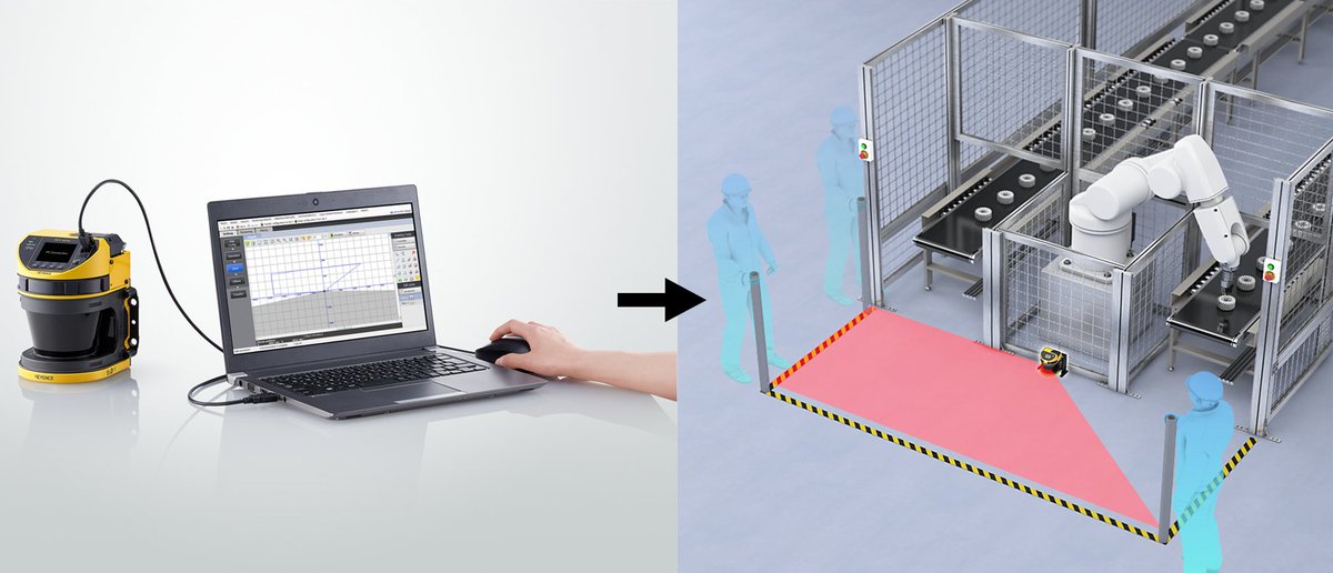 Quickly customize detection zones using the drawing functions of the SZ-V software. Set up and begin monitoring in seconds using this free software. Check out the brochure for more information. Learn more: keyence.com/05012024/SZ-V/… #KEYENCE