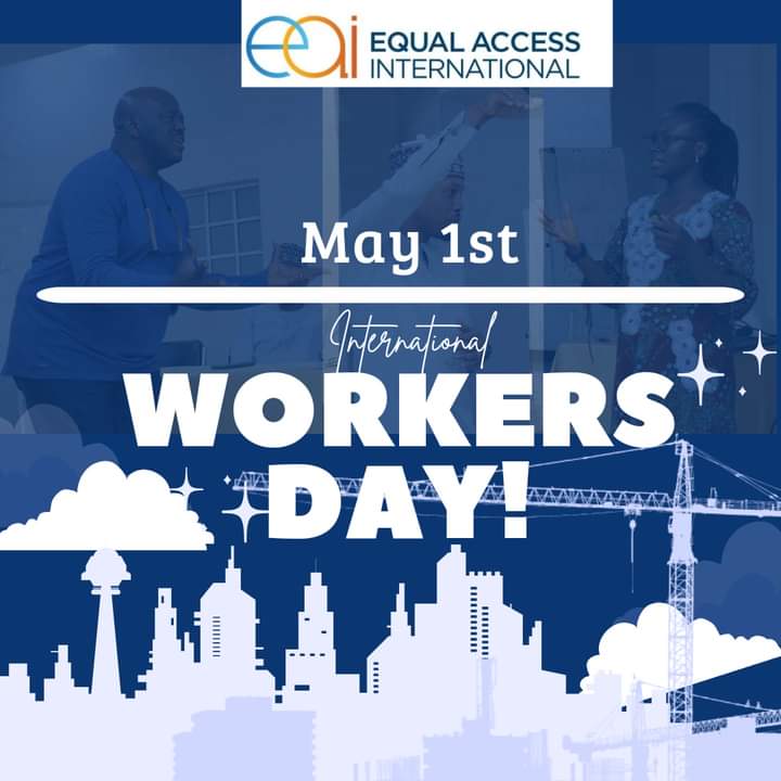 We at EAI Nigeria wish all workers a happy International Workers' Day. Your contribution to impacting the world is priceless.

#IWD2024 #sports #SNC  #Peace #equalaccessinternational #traumahealing