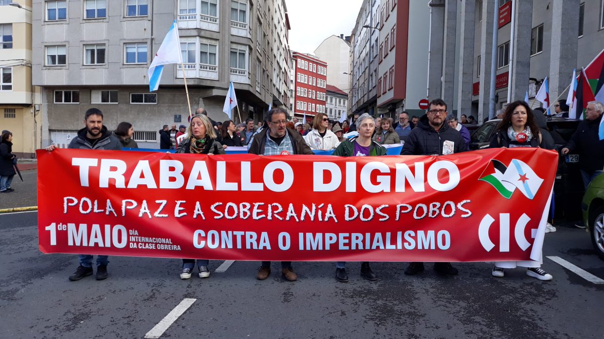 📢Milleiros de persoas mobilízanse coa CIG en demanda de traballo digno, pola paz e a soberanía dos pobos
💪A central realizou manifestacións e concentracións en 16 localidades para conmemorar o #1deMaio, Día Internacional da Clase Obreira
+Info e imaxes: i.gal/CIG1M2024