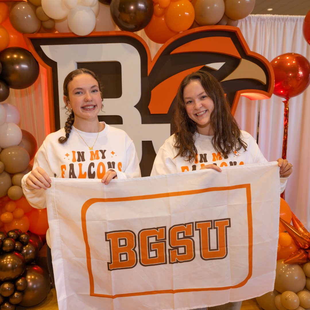 The best decision you'll ever make! Welcome to the #FalconFamily! 🧡 #BGBound