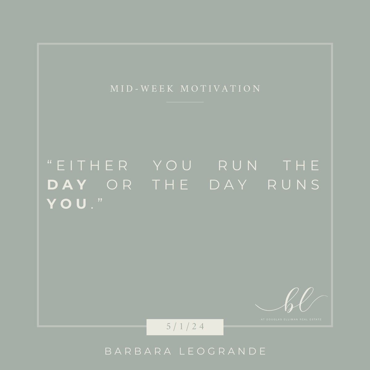 Don’t let it! ✨ #MidWeekMotivation
.
.
.
.
#SoldByBarbara #CallBarbara #ILoveWhatIDo #ListenToYourBroker #ListWithMe #BuyWithMe #DouglasElliman #DouglasEllimanRealEstate #DE #EllimanAgents #EllimanLI #LongIsland #SouthShore #RealEstate #Realtor #RealtorLife #RealEstateAgent