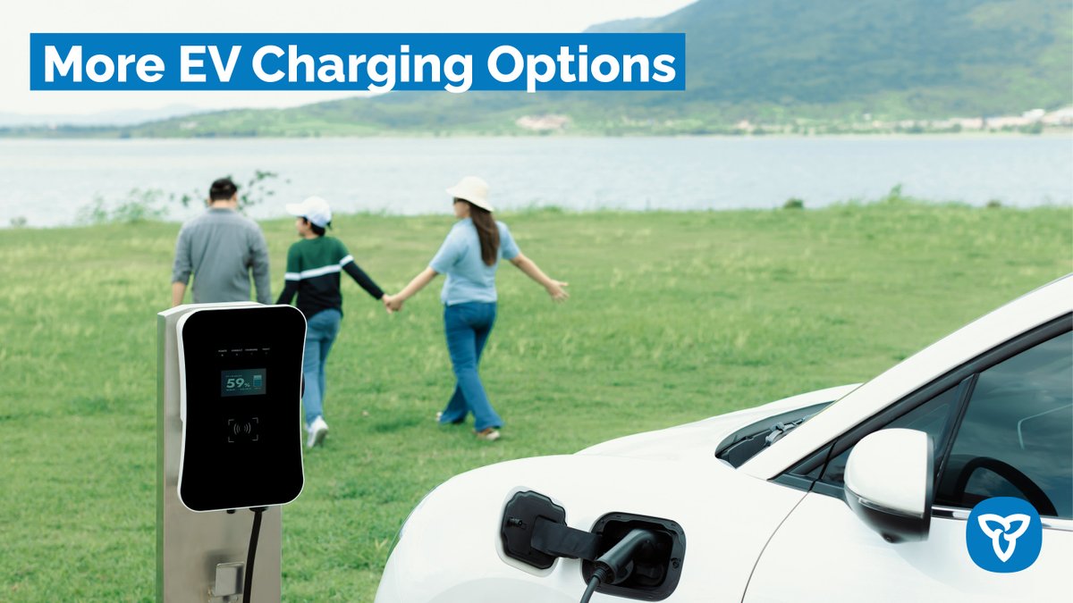 Ontario giving drivers the confidence they need to transition to EVs by getting more chargers built! Today, our government announced that Ontario is exploring options to reduce electricity rates for public EV chargers. news.ontario.ca/en/release/100…