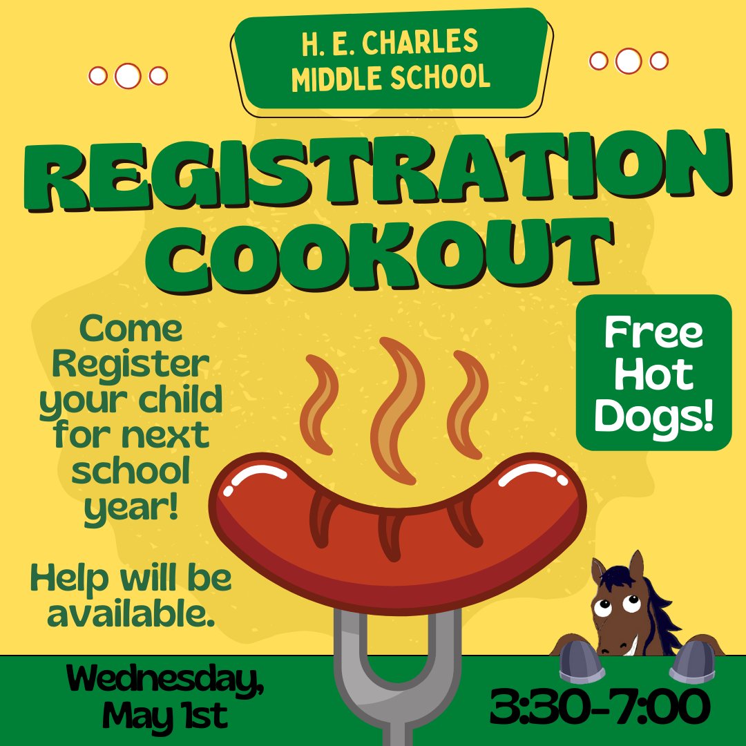 Parents! Have you registered your child for next school year? We've got you! Stop by today from 3:30-7 & we will help you out plus you get to enjoy some delicious hot dogs on us. #itstartswithus @ELPASO_ISD @DottyCaldwell10 @NDeSantisEPISD