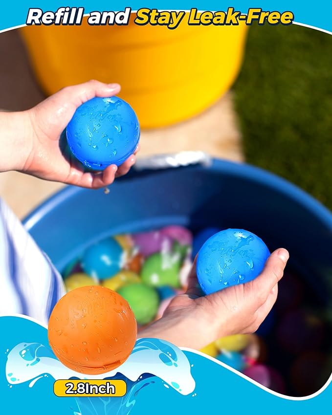 Make a splash this summer with SOPPYCID Reusable Water Bomb balloons! 💦🎈 Perfect for pool parties and outdoor fun.
🔗Shop:amzn.to/3Uln6lY
 @amazon
.
View our storefront and other product
links: c8ke.com/Sellsavvy
.
#Ad #AmazonDeals #WaterBalloons #amazonmusthaves