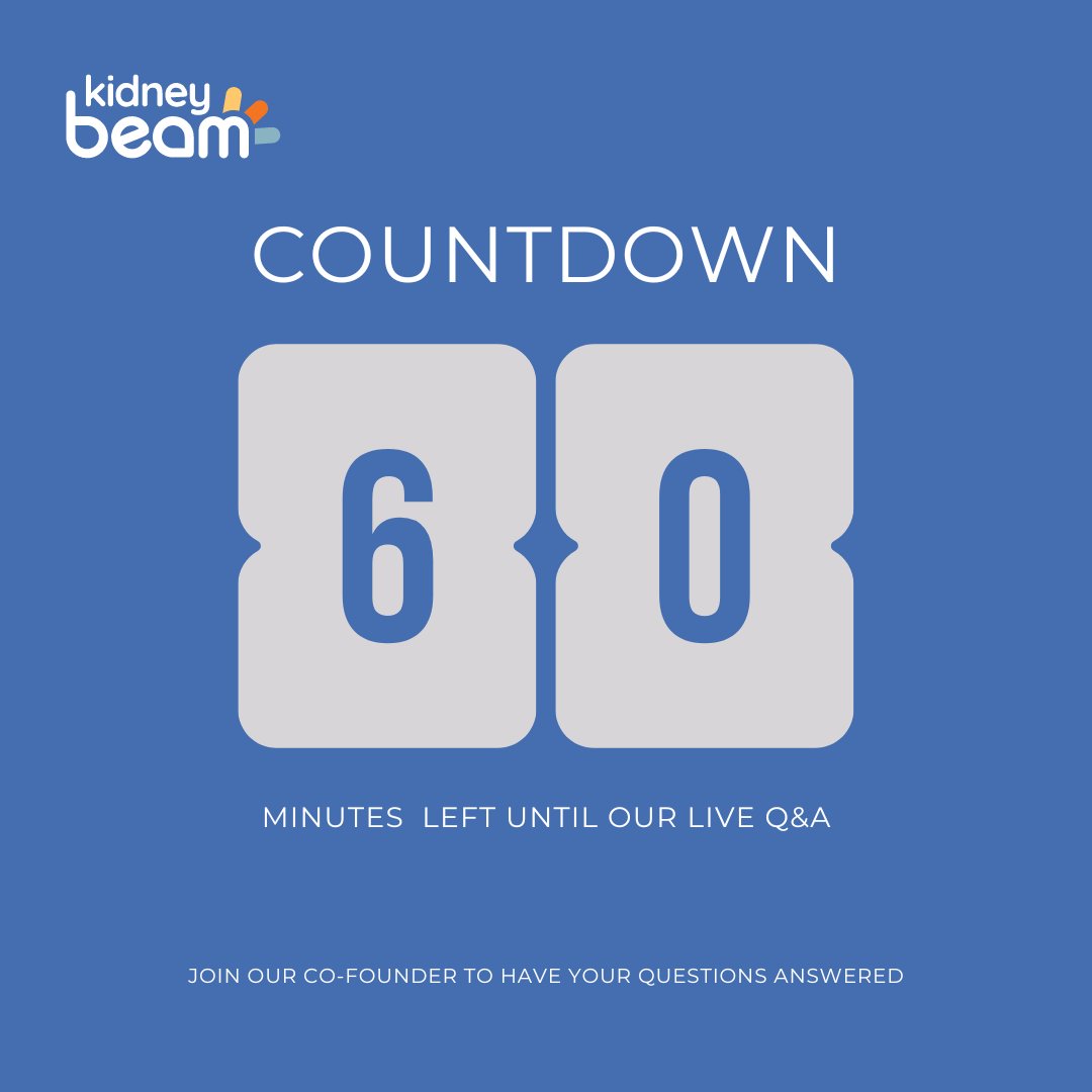 ⏰ Only 60 minutes left! ⏰ Join us tonight from 5:30pm to 6:00pm for our live Co-founder Q&A session. We’ll cover everything you need to know about our crowdfund in just 30 minutes. Join via zoom here 👉 ow.ly/Zazn50RtGuF
