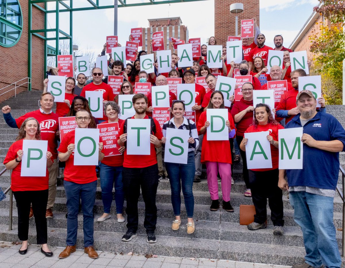 On #InternationalWorkersDay or #MayDay, we celebrate the power of unions and working people across the world. When we stand together, whether to negotiate a new contract or to say #BrooklynNeedsDownstate and ALL campuses should be fairly funded-- we win. #Solidarity