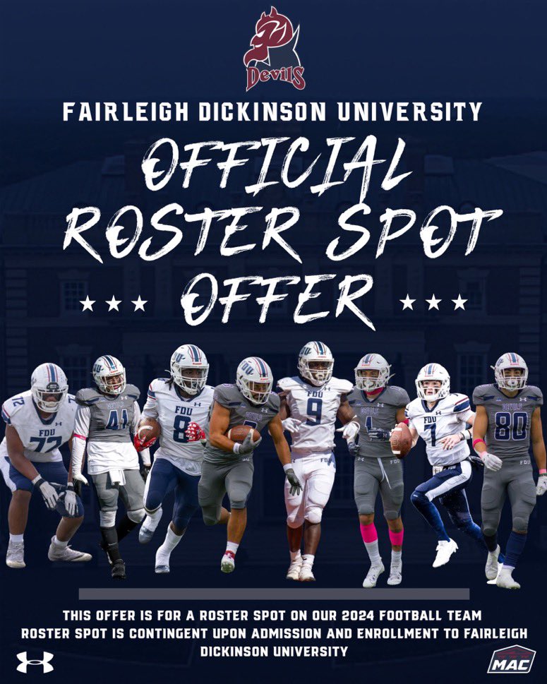 Blessed to receive an offer from <a href="/CoachAVC_FDU/">Anthony Van Curen</a>  to bring my talent and education! <a href="/FDUFootball/">FDU Football</a> <a href="/thvchosen1/">Carl Watson IV</a> <a href="/WeequahicHSFB/">Weequahic Football</a>