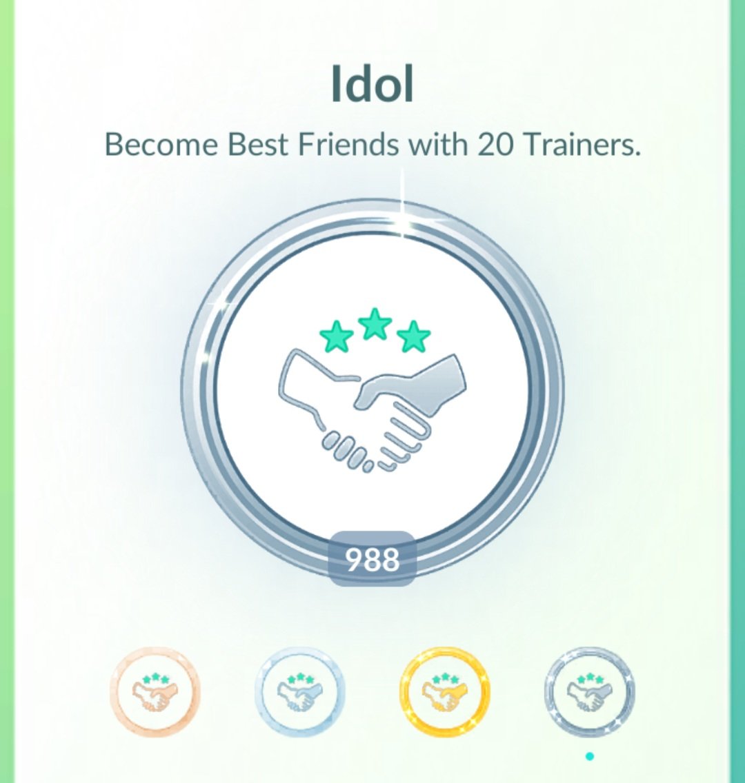 Hello!!! I'm looking for 5 people that want to send me gifts for 90 days!!! I don't egg but I don't like slow friendships either.  😉❤️💛💙🤗✌️
Please post your code if your interested thank you very much. 
#PokemonGOfriends 
#PokemonGO 
#PokemonGOApp