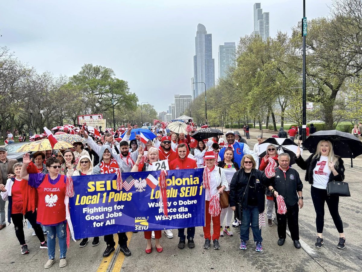 Come celebrate our multi-ethnic city, and join the Local 1 float at the #PolishConstitutionDay Parade in Chicago this Saturday! Meet at our float - #97 - at Columbus and Balbo at 11am, and join us after the parade for food and a special program afterwards.