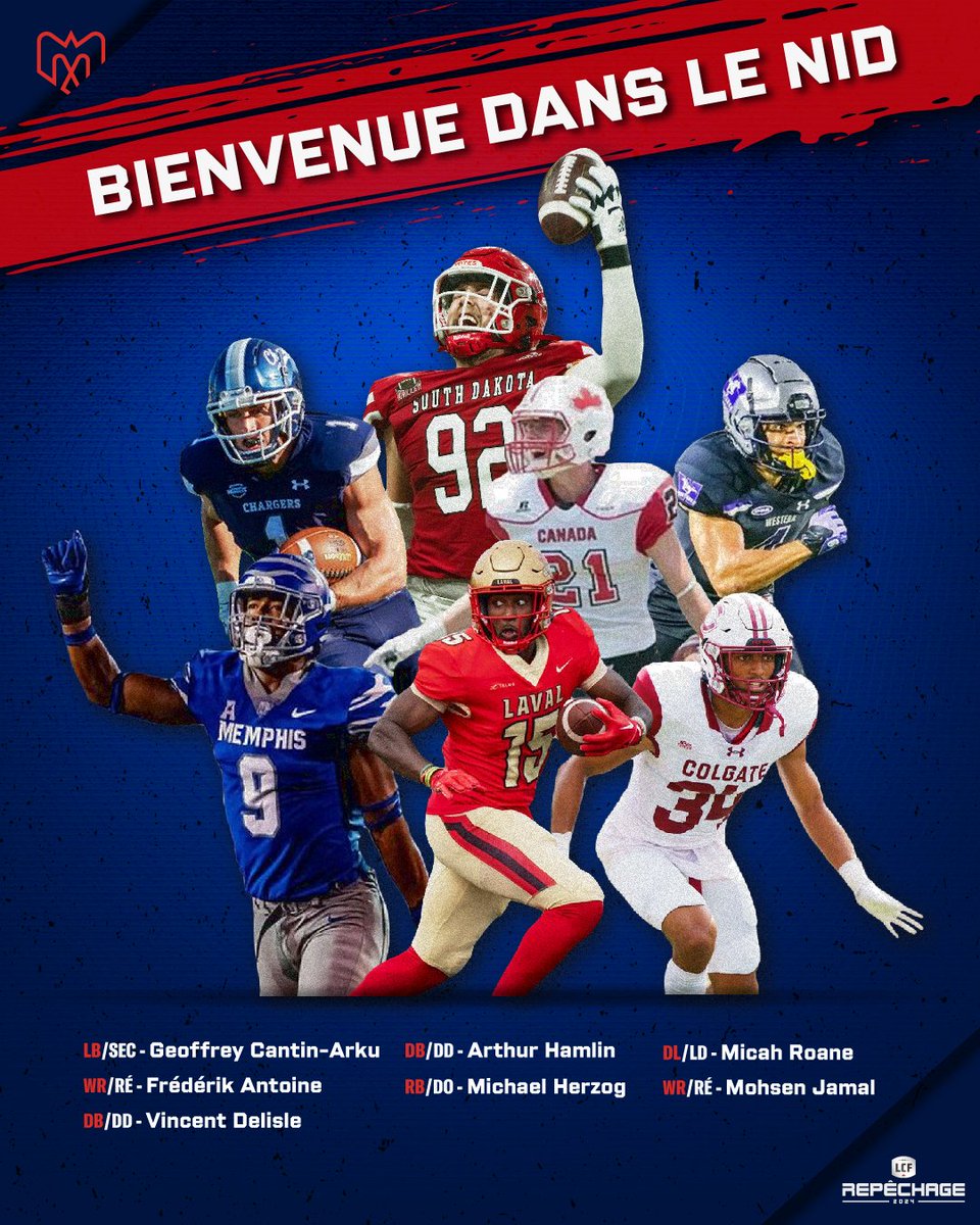 Emplettes du repêchage terminées 🛒
Draft shopping over 🛒

#CFLDraft