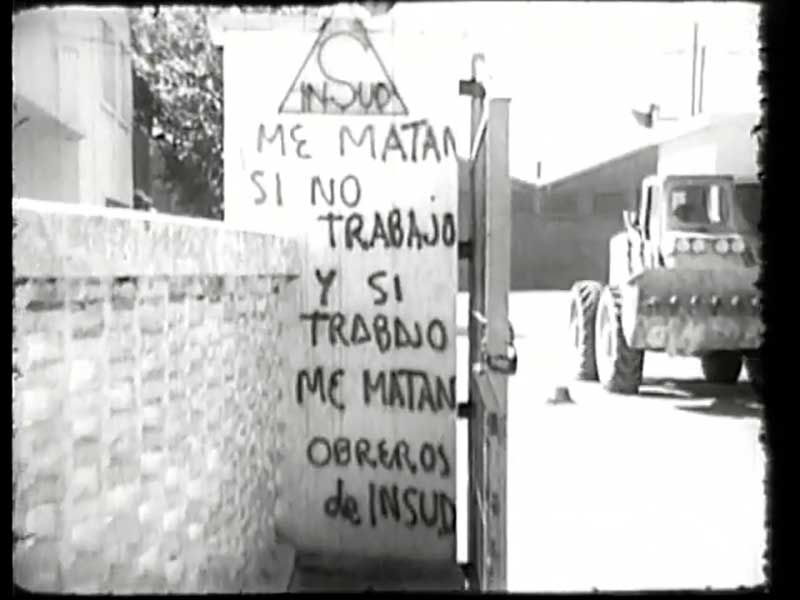 'Me matan si no trabajo y si trabajo me matan: La huelga obrera en la fábrica INSUD' (Raymundo Gleyzer, 1974).