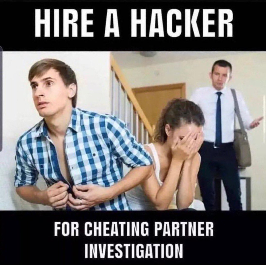 Catch your cheating spouse #cheat #betrayal #unfaithful #WorldCup2022
#100DaysOfCode #Spying #investigating #javascript #housewifeday #cheating #cheatingwife #cheatingboyfriend #cheatingpartner #cheatinghousewife #cheatingmen