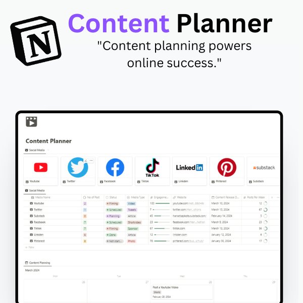 GIVEAWAY 🚨FREE CONTENT PLANNER 🚨

Need help with content creation? 💲

Create, schedule, and know what posts to publish every day

1. Database
2. Monthly Overview
3. Content calendar
4. Tools

Normally 19 $

Free for 24 hrs

To Get it:

Follow so I can DM
Like RT
Comment: MONEY