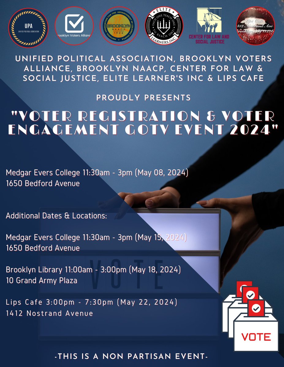 Happening On May 08, 2024 from 11:30am to 3:00pm..