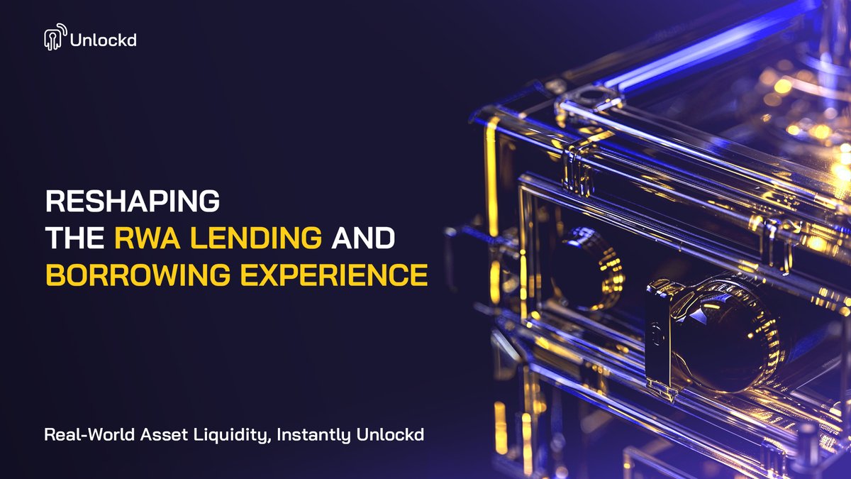 At Unlockd, our mission is to clear. Dismantle the traditional barriers that have reserved RWAs for institutional investors and centralized bodies. We're opening the door to a world where individual investors can access liquidity backed by their real-world assets ✅