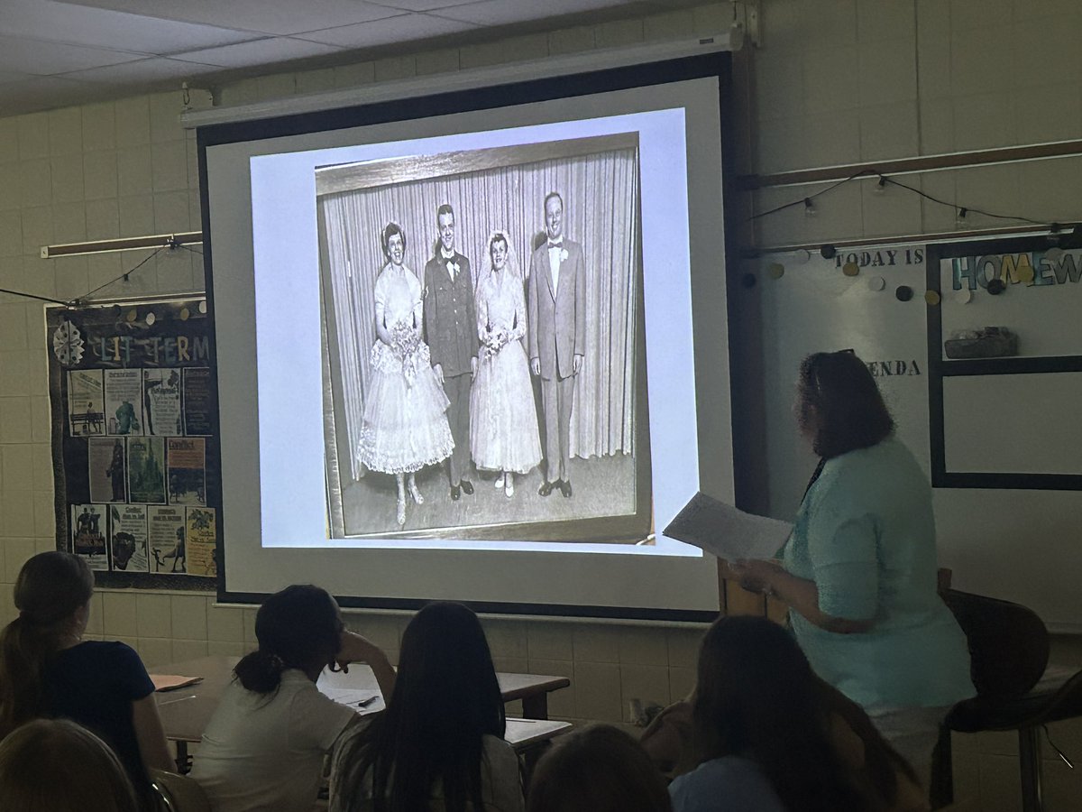 Marlowe’s very own, Debbie Shotwell, took the opportunity to share her father and uncle’s liberation story with our 8th graders before they headed out to the Holocaust Museum.  #makingconnections #marlowe158