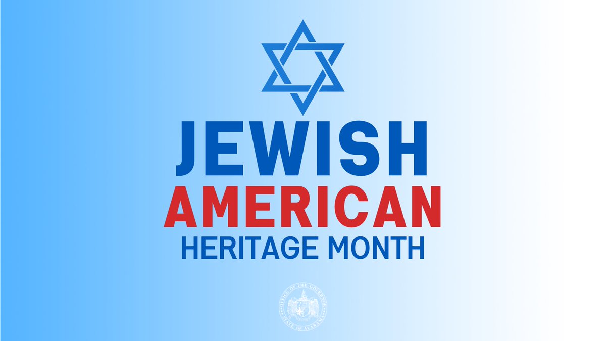 Alabama supports Israel. Our nation supports Israel. Now, more than ever, we must stand in solidarity with the Jewish community both in our country and across the globe. Honored to recognize Jewish American Heritage Month alongside my fellow @GOPGovs: bit.ly/3UoFx9b