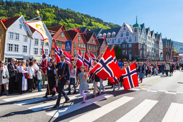 Happy Labor Day to all! 😀👋🙌 (Photo from the Celebrations in Bergen earlier today)