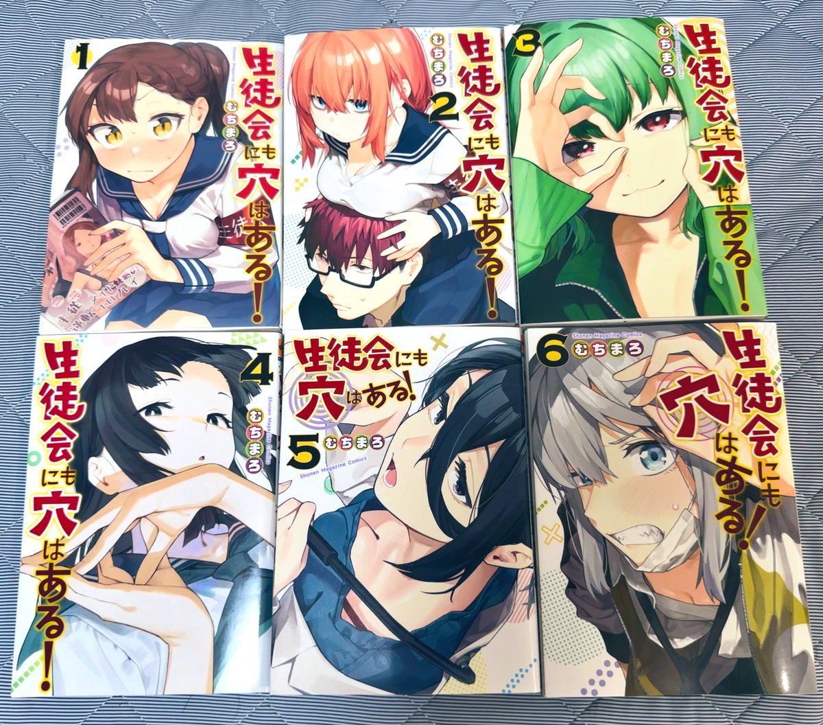 生徒会にも穴はある！の1から６巻を読みました。とても面白かったです。国語しか出来ない文学青年・水之江梅が留年を回避するために、個性豊かなメンツがいる生徒会に入ってドタバタする物語でした。一昔前の学園ラブコメって感じがして最高でした。　続き↓