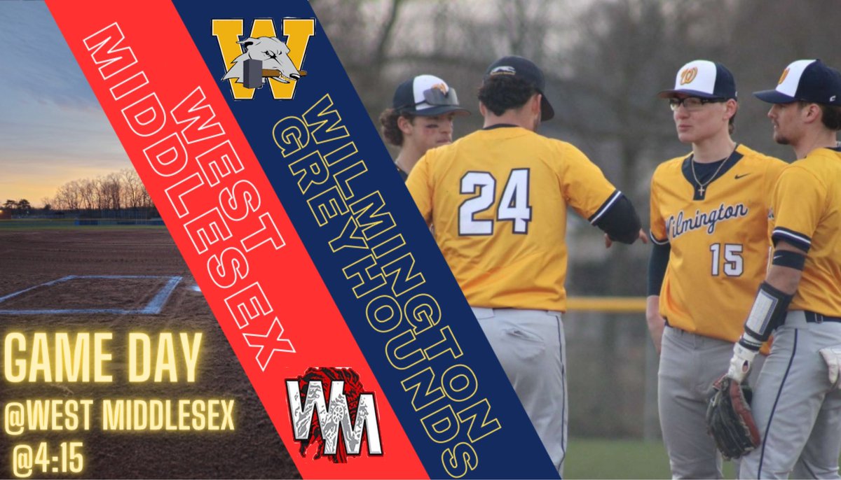 ⚾️GAMEDAY⚾️
📍West Middlesex
⏱️4:15