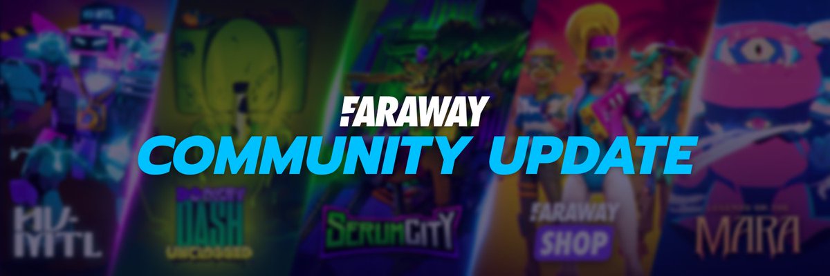 Join us for our first official✨ community update about HV-MTL and LoTM, this Friday right here on Spaces! Team Faraway: @apaley13 @EverydayZukini @0xdenz Cohost: @seannana Speakers: @dim8765 @SquiddyNFT Questions? Submit them via form in our server: discord.gg/faraway