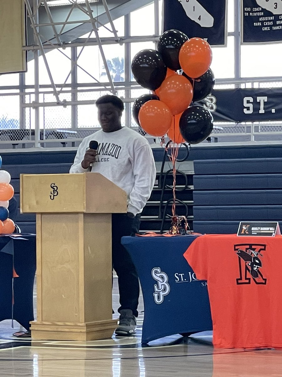 Bosco Football congratulates Marley Barrow’Bell as he is our latest signee attending Kalamazoo College! We are proud of you Marley! #TrustTheProcess #DestinationBosco