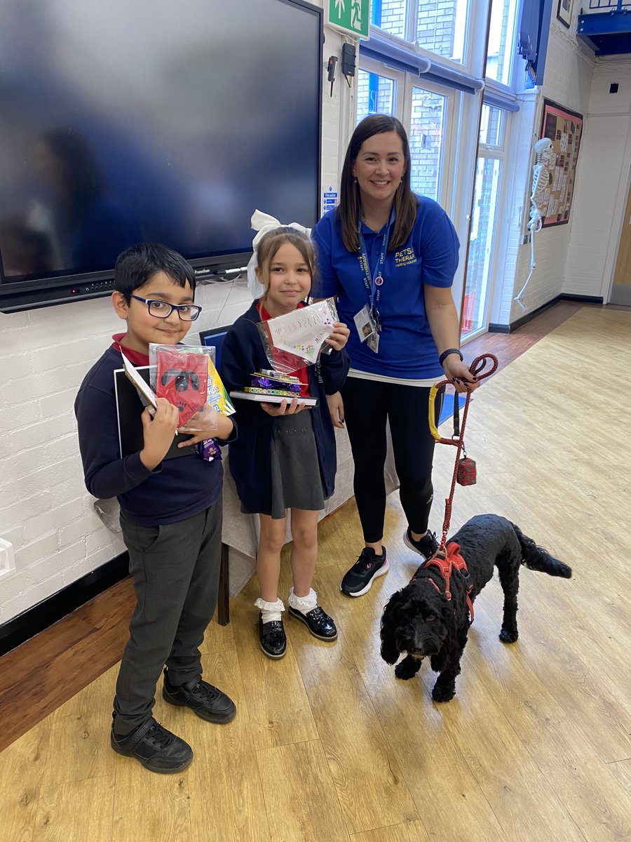 Following our Year 4 fundraising enrichment, the winners were announced for the Therapy Dog design competition! Well done to our winners and every pupil who entered.