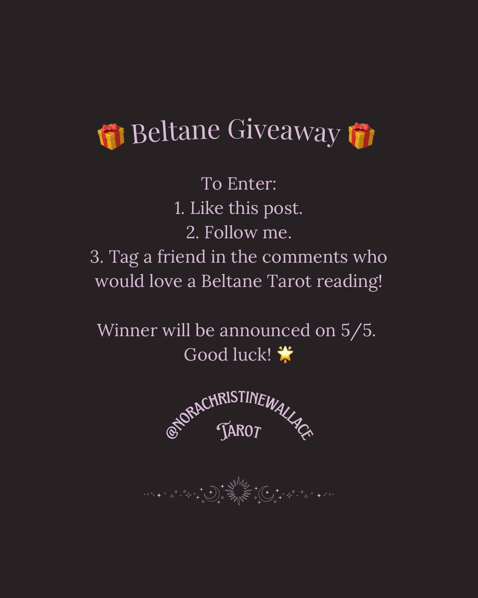 🔥✨ Happy Beltane Giveaway! 🔥✨

Join me in celebrating the season of fertility and growth!  I’ve curated a unique Beltane Tarot spread for you…

…and I am hosting a special giveaway to honor Beltane! 🌞

#BeltaneCelebration #GiveawayTime #EmbraceTheMagic #BeltaneBlessings