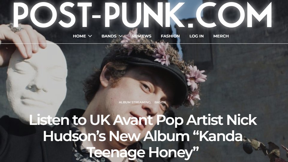 New #NickHudson @TheAcademyofSun album 'Kanda Teenage Honey' at @PostPunkzine: 'a blend of geographical and musical explorations, venturing into territories rarely explored in music, reflecting a deep, resonant response to the tumultuous backdrop' ~ tinyurl.com/nick-hudson-po…