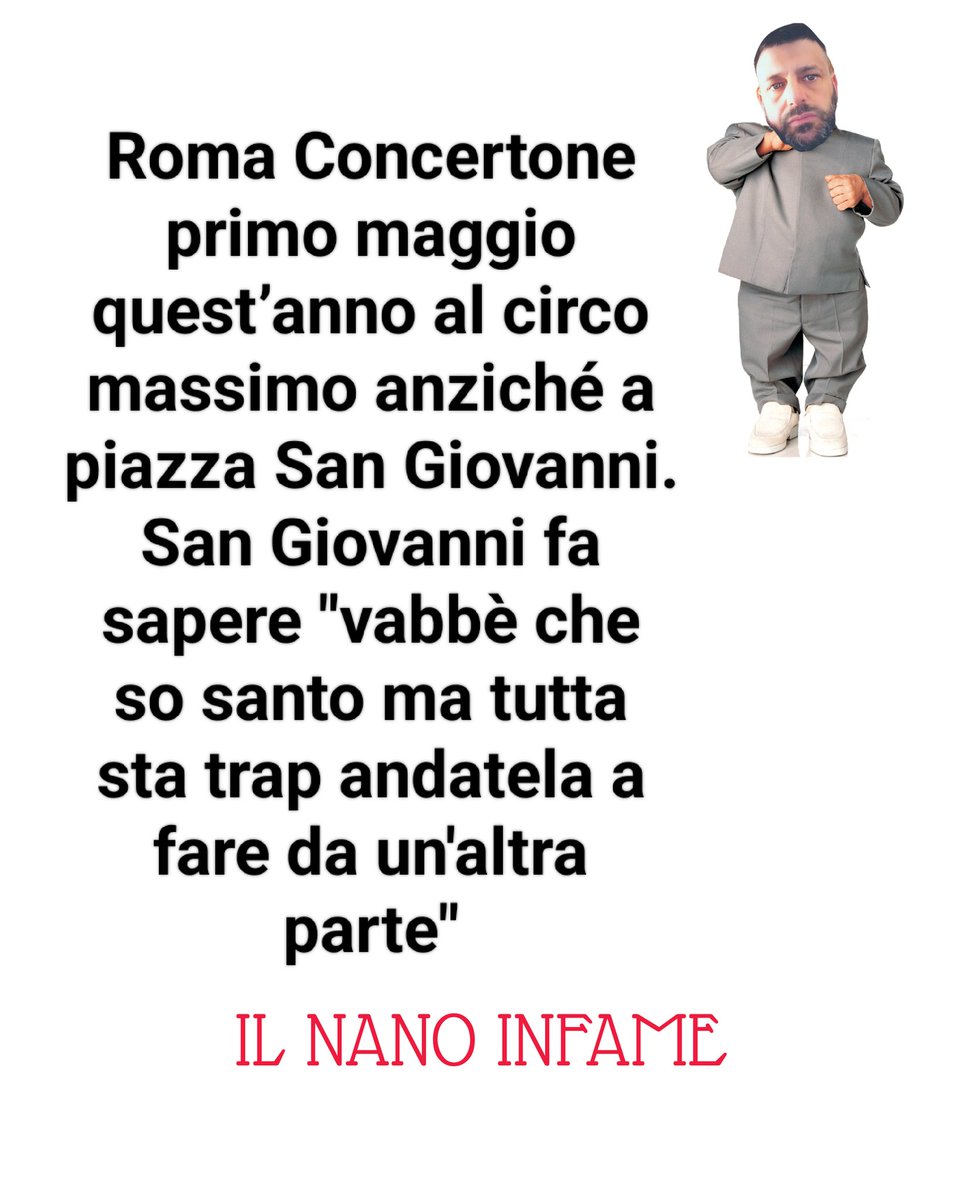 #nanoinfame #Satira #satirapolitica #primomaggio #concertoprimomaggio #raitre #sindacati #festadellavoro #musica #roma #sangiovanni #circomassimo