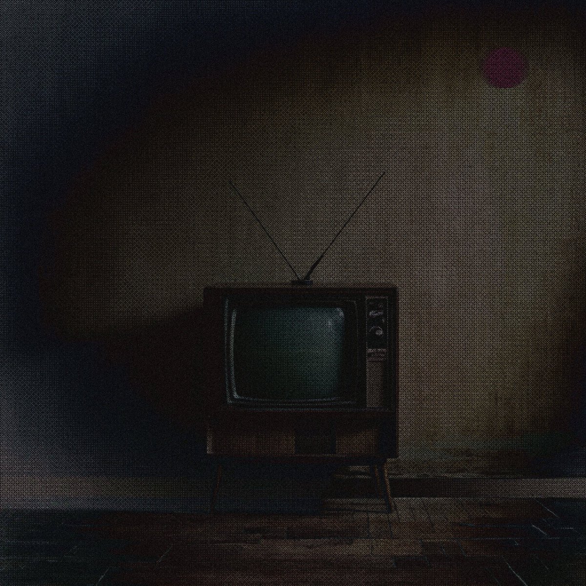 Late gm ❤ I hope you start your day with art. I went to a gallery and talked about digital art 😁 'The old TV' 2024 This series is about loneliness Art texture 👇