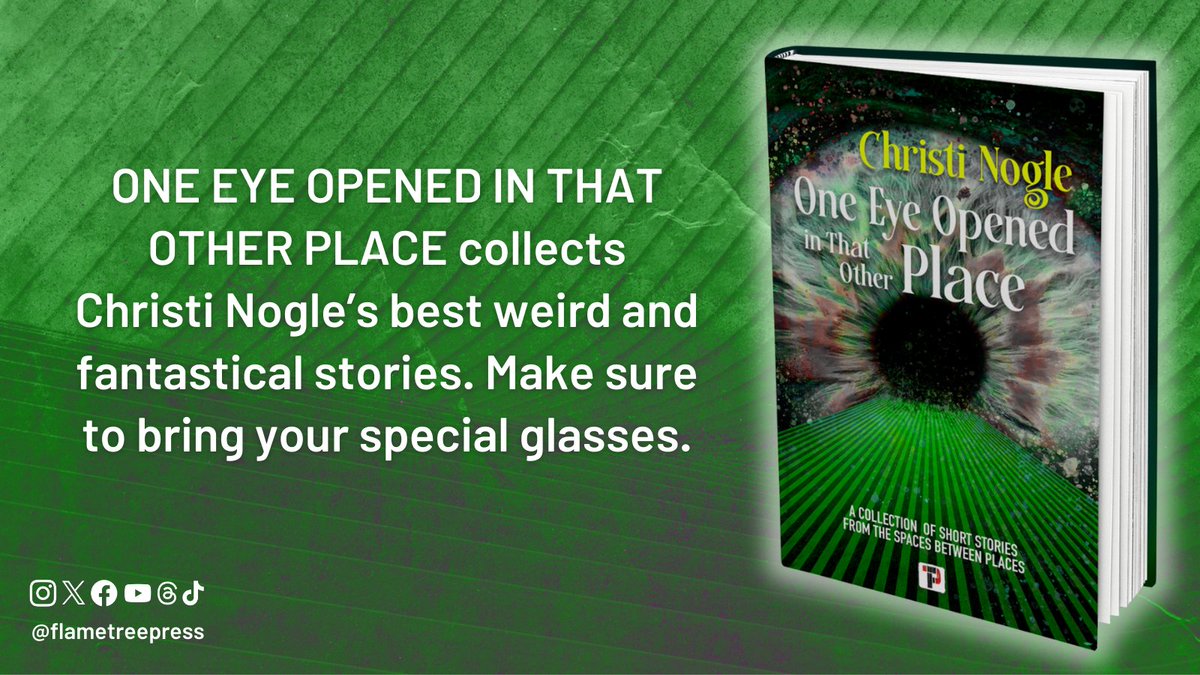 From the eerie to the extraordinary, experience the full spectrum of fantasy and fabulism in #OneEyeOpenedInThatOtherPlace @christinogle flametr.com/3IyFHWg