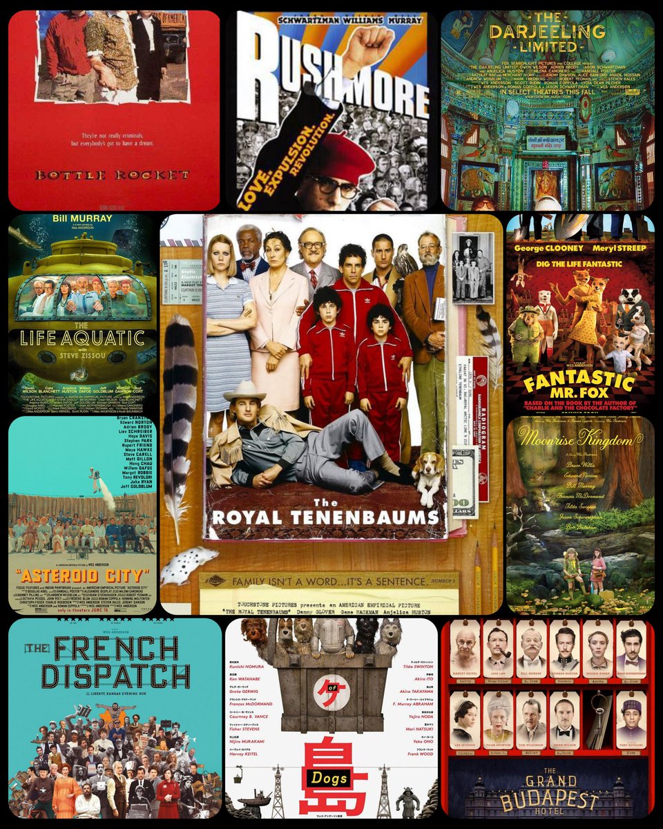 Cuál es tu película preferida de Wes Anderson? What's your favorite Wes Anderson movie? 🎉🎊🎈🎂🎀 (1 de mayo de 1969)
#favoritefilm #peliculafavorita #videoteca #favoritemovie #filmoteca #loftconstancia #coleccionista #colección #septimoarte #cinencasa #wesanderson