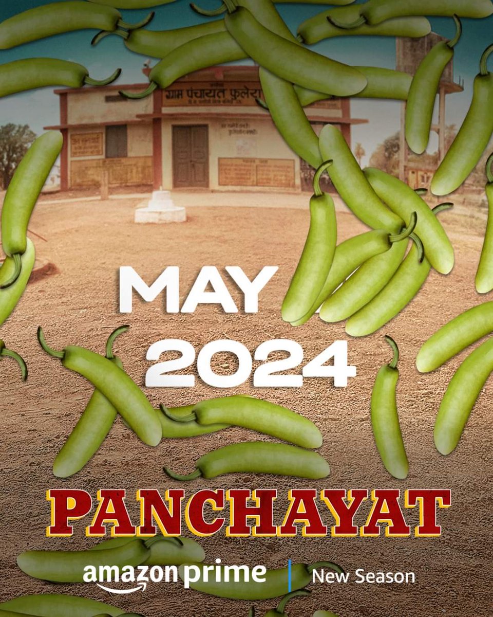 Much awaited #Panchayat New Season premiers in May, 2024. Date revealing soon.

#PanchayatOnPrime #TheViralFever #ArunabhKumar #DeepakKMishra #ChandanKumar #ShreyanshPandey #VijayKoshy #JitendraKumar #RaghubirYadav #NeenaGupta #ChandanRoy #FaisalMalik #Sanvikaa #PankajJha