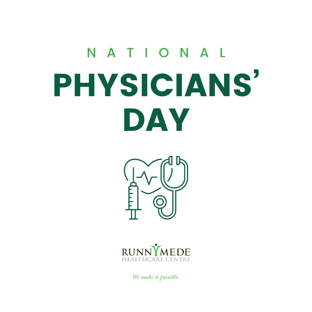 RunnymedeHC's tweet image. Happy National Physicians’ Day! Today, we celebrate the incredible dedication, compassion, and expertise of our physicians. Thank you for your tireless efforts in caring for our communities and improving lives.  #NationalPhysiciansDay #TeamRunnymede  #WeMakeItPossible