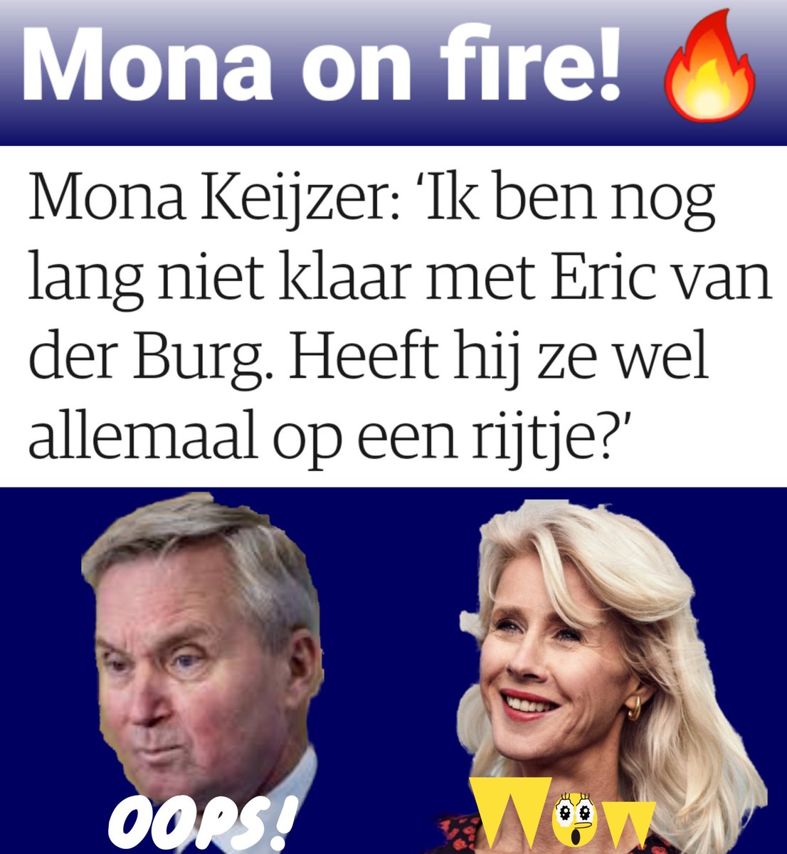 #mona #Keijzer Lekker bezig meid!👍 #BBB heeft genoeg van #Asielknuffelaar #EricvdBurg