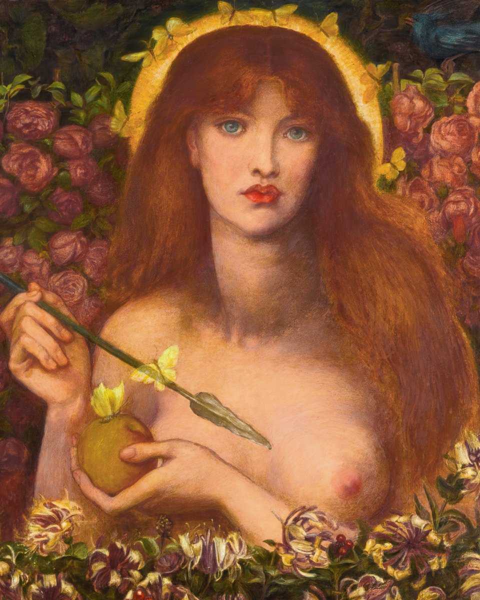 Venus Verticordia. (1868)
Dante Gabriel Rossetti. (1828-1882)🖌️🌹
English Painter, Mythology.