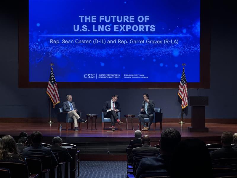 Thank you to @RepGarretGraves & @RepCasten for joining @CSISEnergy on Monday for a discussion about the future of U.S. LNG exports.
