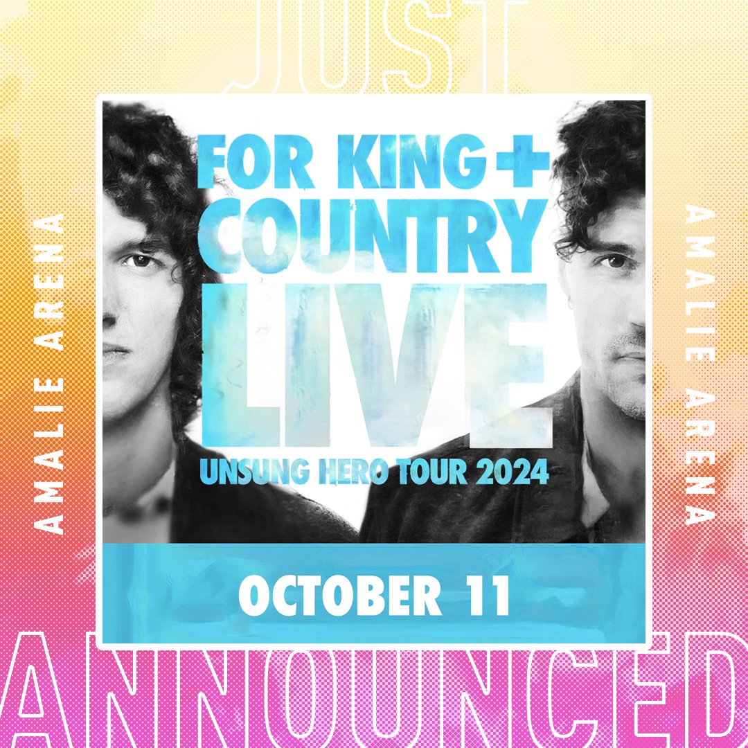 SHOW ANNOUNCE: @4kingandcountry is coming to Tampa on October 11! Tickets go on sale Friday, May 10 at 10am. Signup at amaliearena.com/newsletter (Christian) to receive a code the night before the presale.