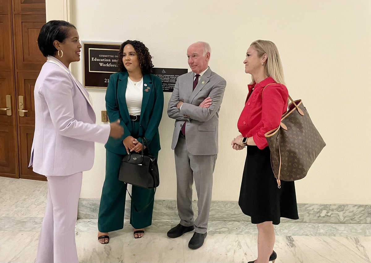 Look who stopped by Cmte. Kiana Foster-Mauro CT TOY & Aimee Couto RI TOY on the Hill for advocacy day. Congress talks about policy using bill numbers…teachers talk about policy in terms of the names & stories of students. Your voices are so important- thank you for all you!