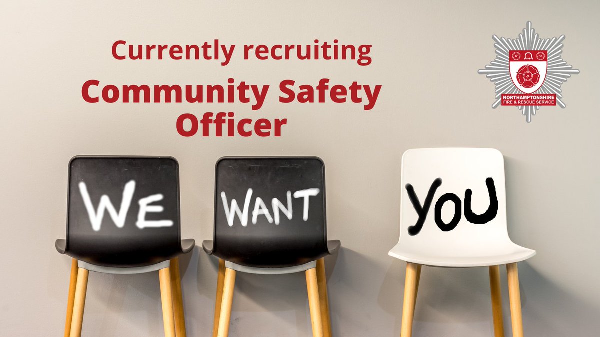 We're recruiting a Community Safety Officer to join our Prevention team. You will help deliver education programmes on safety and help divert young people from arson and anti-social behaviour. If it sounds of interest, check out the job description ⬇️ northantsfire.tal.net/vx/appcentre-E…