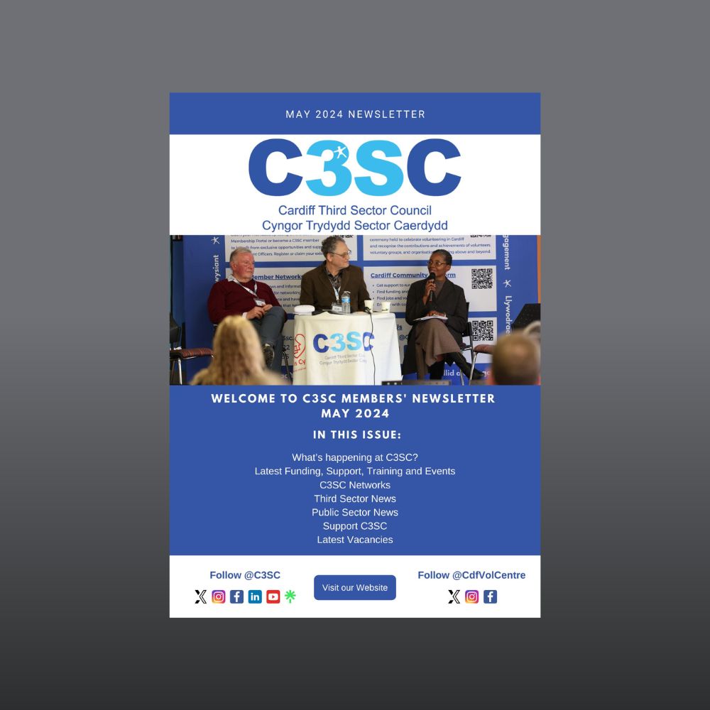 We're pleased to bring to our #members and #communities the latest updates via our #newletter - released today! Inside, find information on #funding, how and where to #haveyoursay, joining a C3SC #network and #events you can sign up to. Read it here: c3sc.org.uk/3d-flip-book/c…